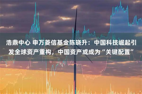 浩鼎中心 申万菱信基金陈晓升：中国科技崛起引发全球资产重构，中国资产或成为“关键配置”
