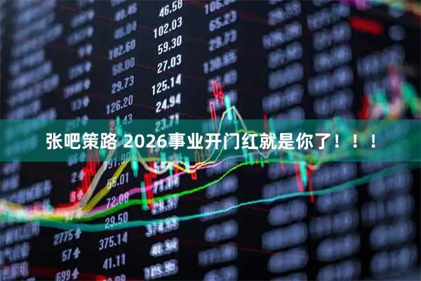 张吧策路 2026事业开门红就是你了！！！